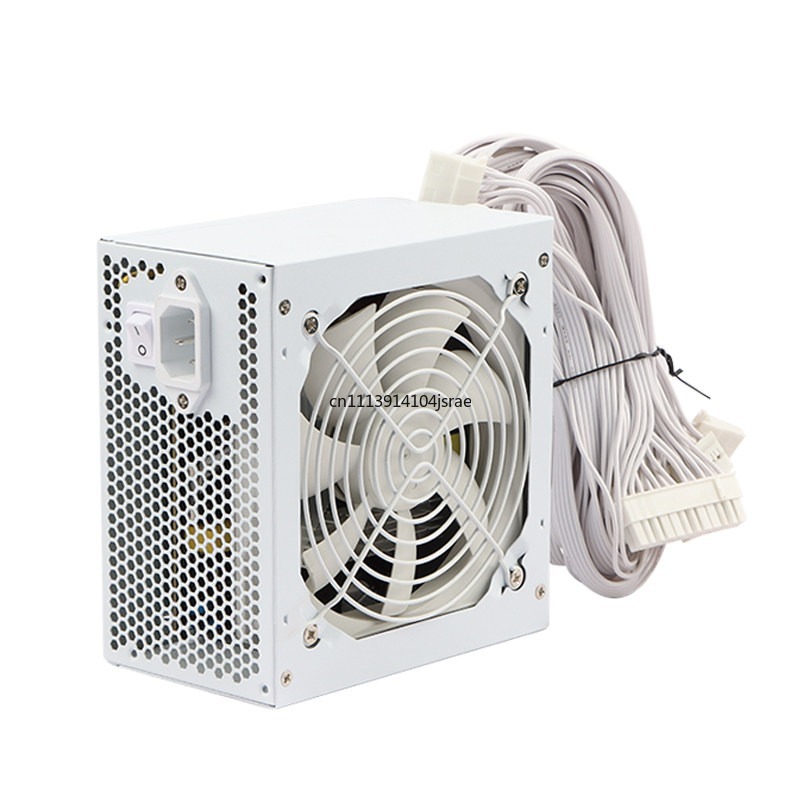 Pc Power Supply - Reinweißes ATX-Computergehäuse-Netzteil 600W-650W-750W-850W-950W, leises Desktop-PC-Netzteil für