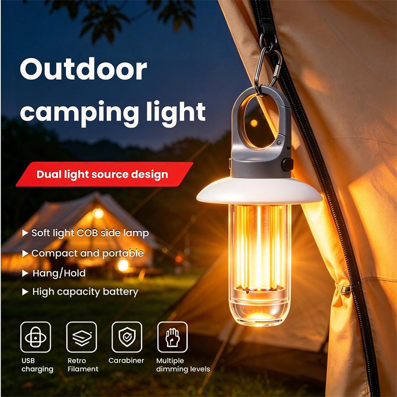 Power Supply - Wiederaufladbare LED-Taschenlampe mit 5 Leuchtmodi, superhelle
