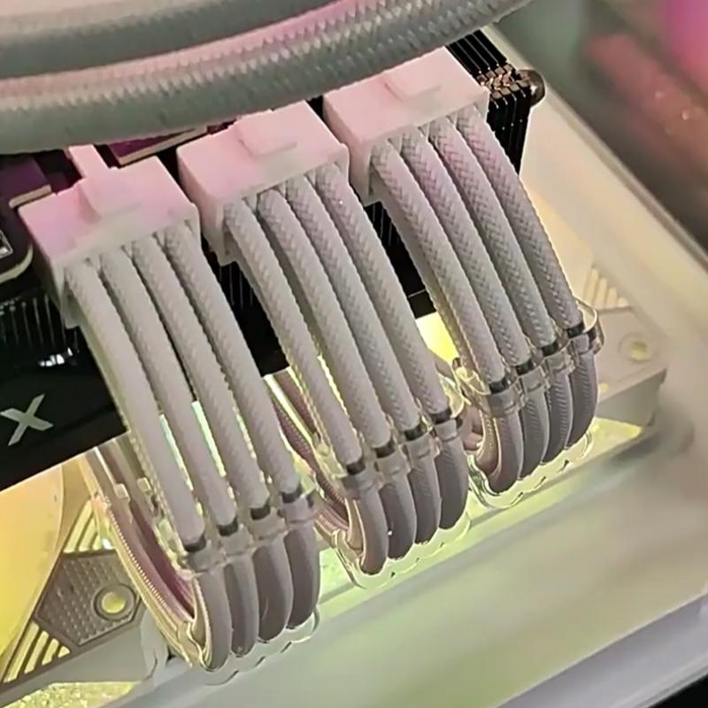 Psu Computer - 24-Pin ATX Netzteil-Verlängerungskabel-Set mit GPU PCIe