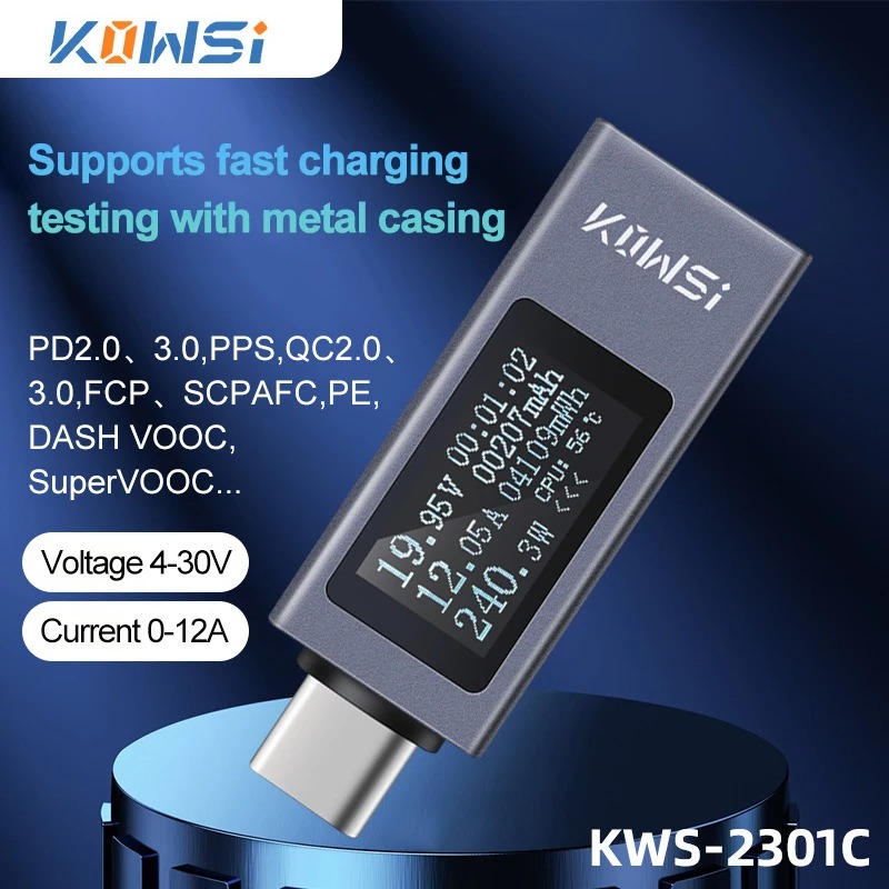 Typ-C Strom Spannung Monitor K – Power Supply Tester Bewertung und Preis
