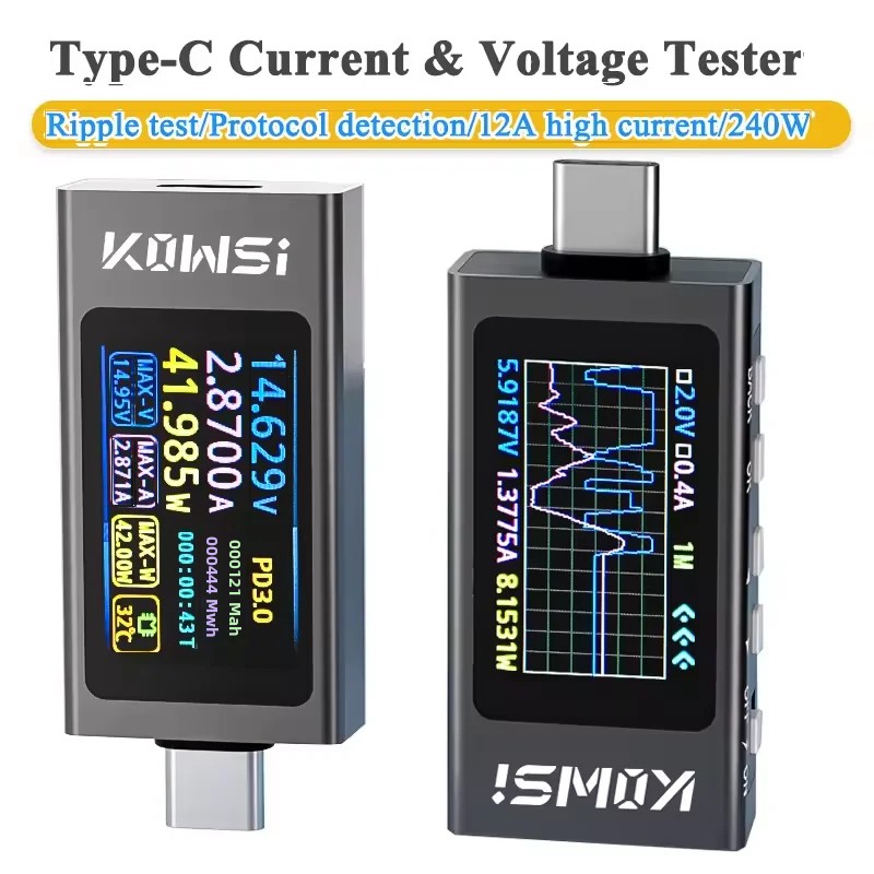KWS-X1 Typ-C Strom- und Spannu – Power Supply Tester Bewertung und Preis