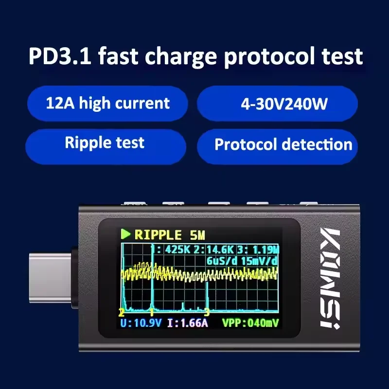 KWS-X1 Typ-C Strom- und Spannu – Power Supply Tester Bewertung und Preis