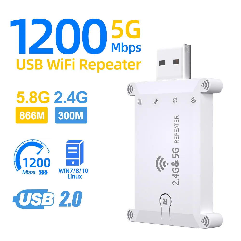 WiFi FIY 2,4g/5g USB Wifi Repe – Server Power Supply Bewertung und Preis